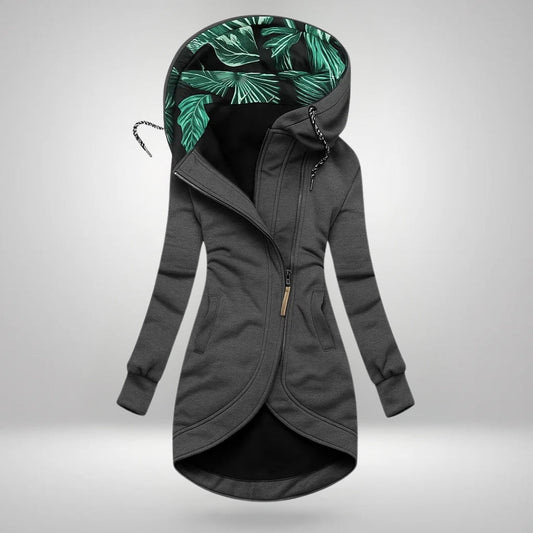 Manteau d'hiver long matelassé à capuche pour femme