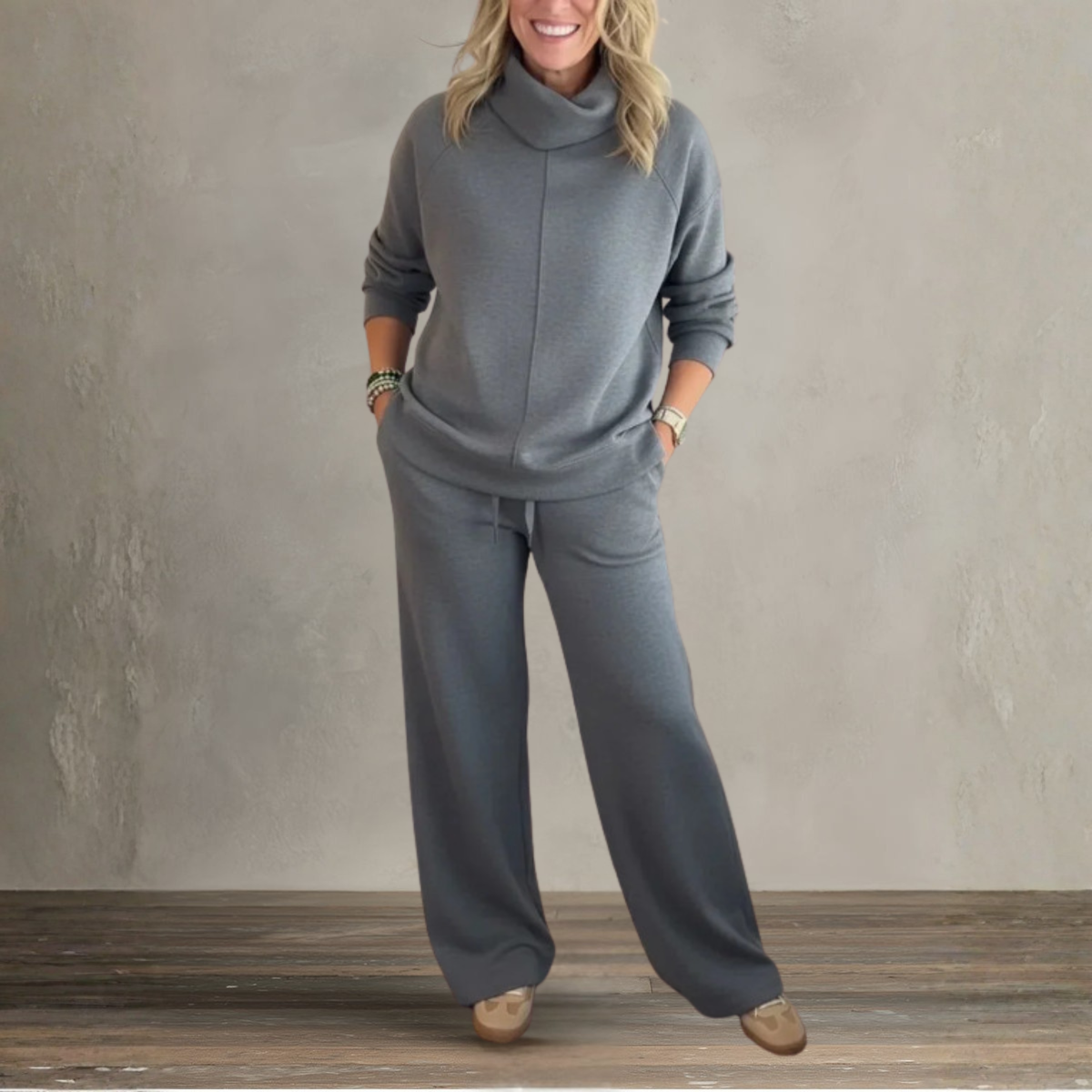 Ensemble deux pièces assorti pour femme