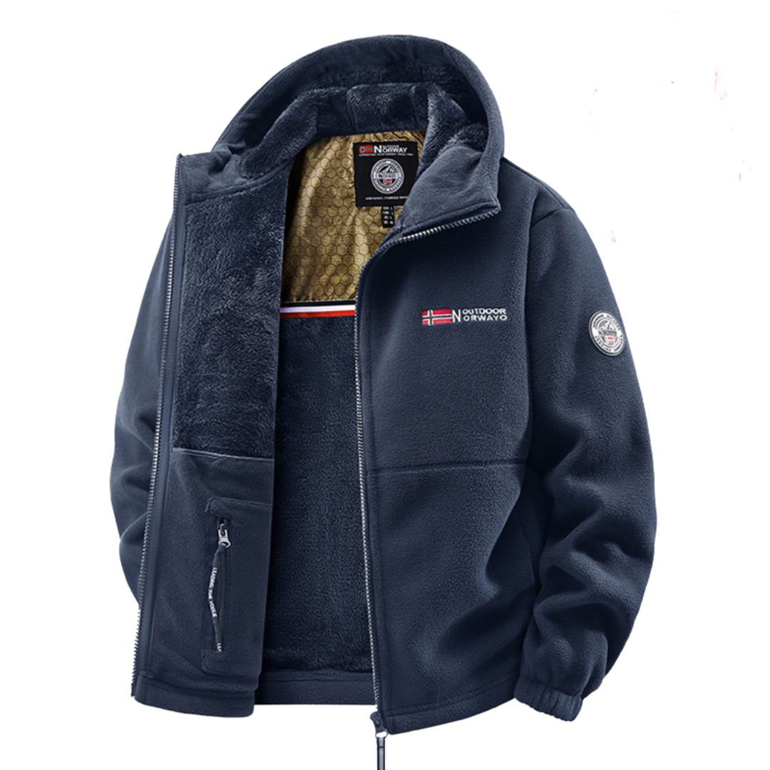 Veste d’hiver doublée thermique pour homme