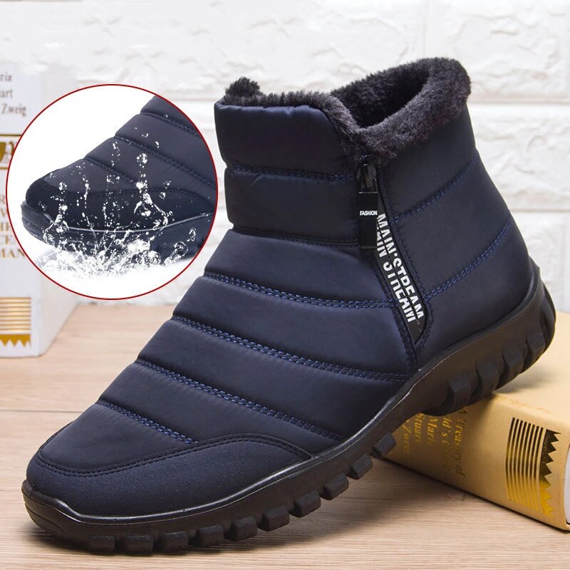 Chaussures d'hiver isolées antidérapantes