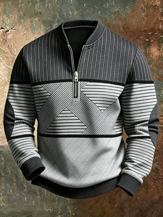 Pull demi-zip pour homme
