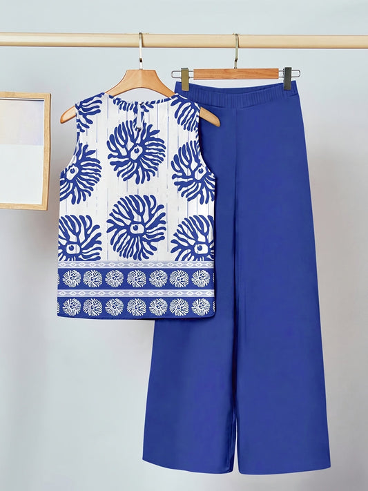 Ashley | Ensemble fleuri deux pièces