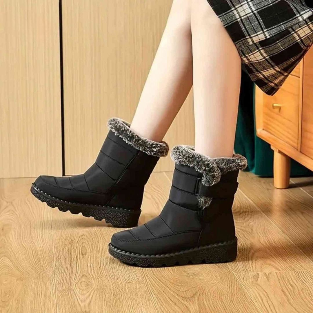Bottes de neige chaudes, isolées et antidérapantes pour femmes