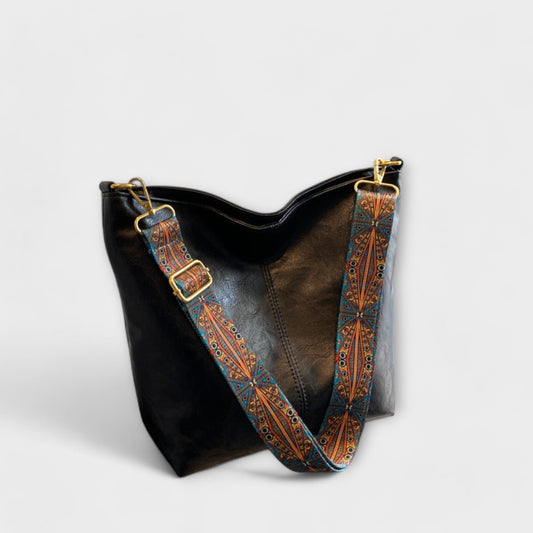 Sac vintage pour femme à poignée supérieure et bandoulière