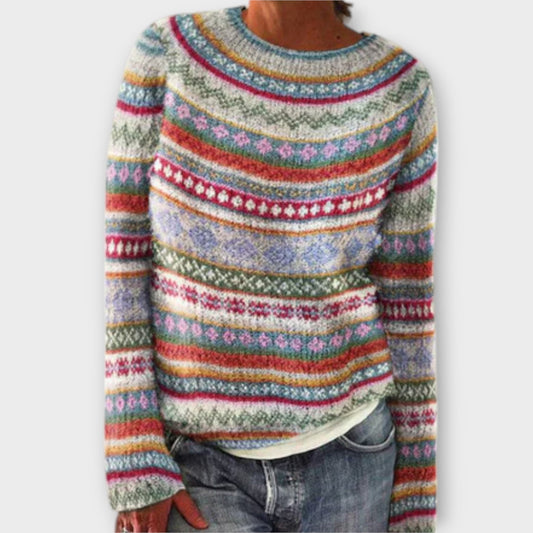 Pull à manches longues douillet pour femme