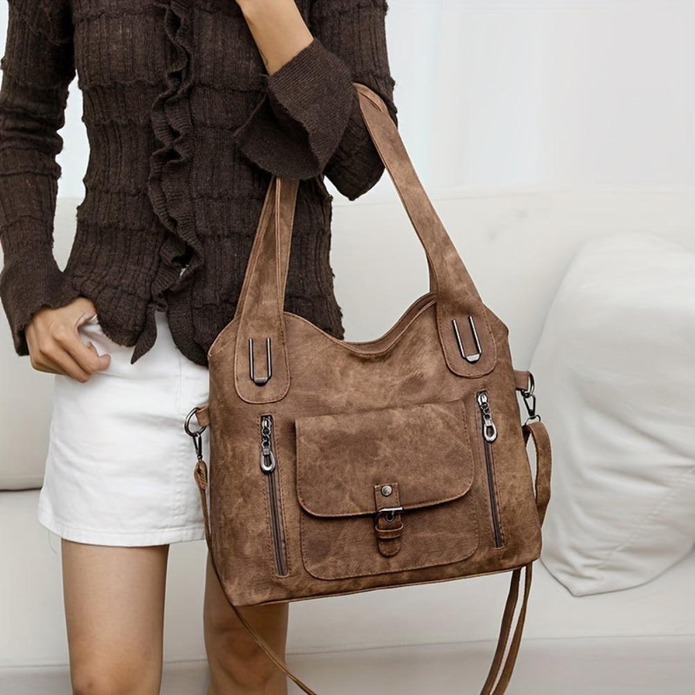 Sac bandoulière kaki pour femme à bandoulière amovible