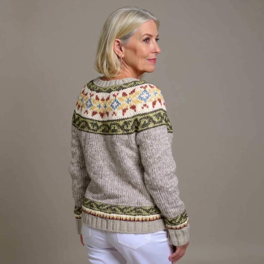 Automne | Cardigan islandais vintage