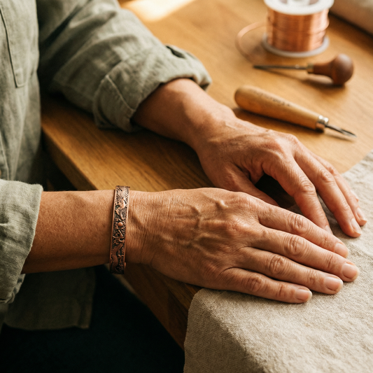 Bracelet en cuivre Longma