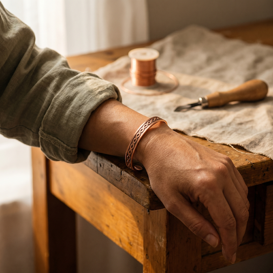 Bracelet Rivulet en cuivre