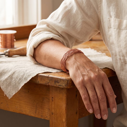 Bracelet en cuivre Elk