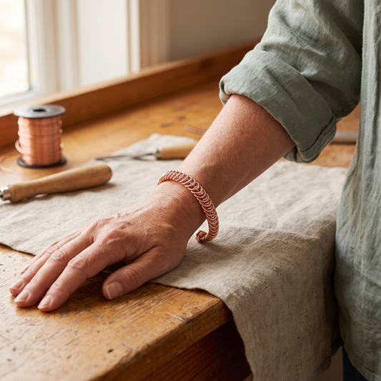 Bracelet en cuivre Gust