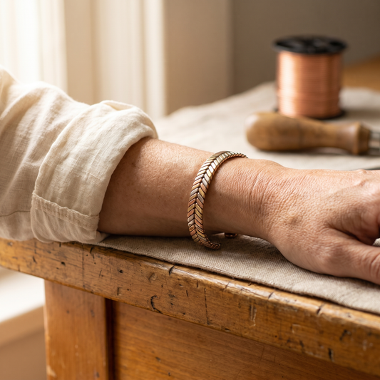 Bracelet en cuivre Copse