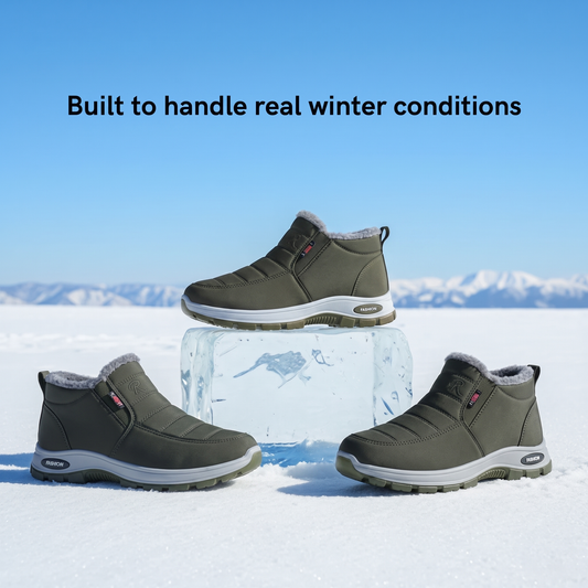 Sianna™ | Bottines à enfiler matelassées et imperméables vertes