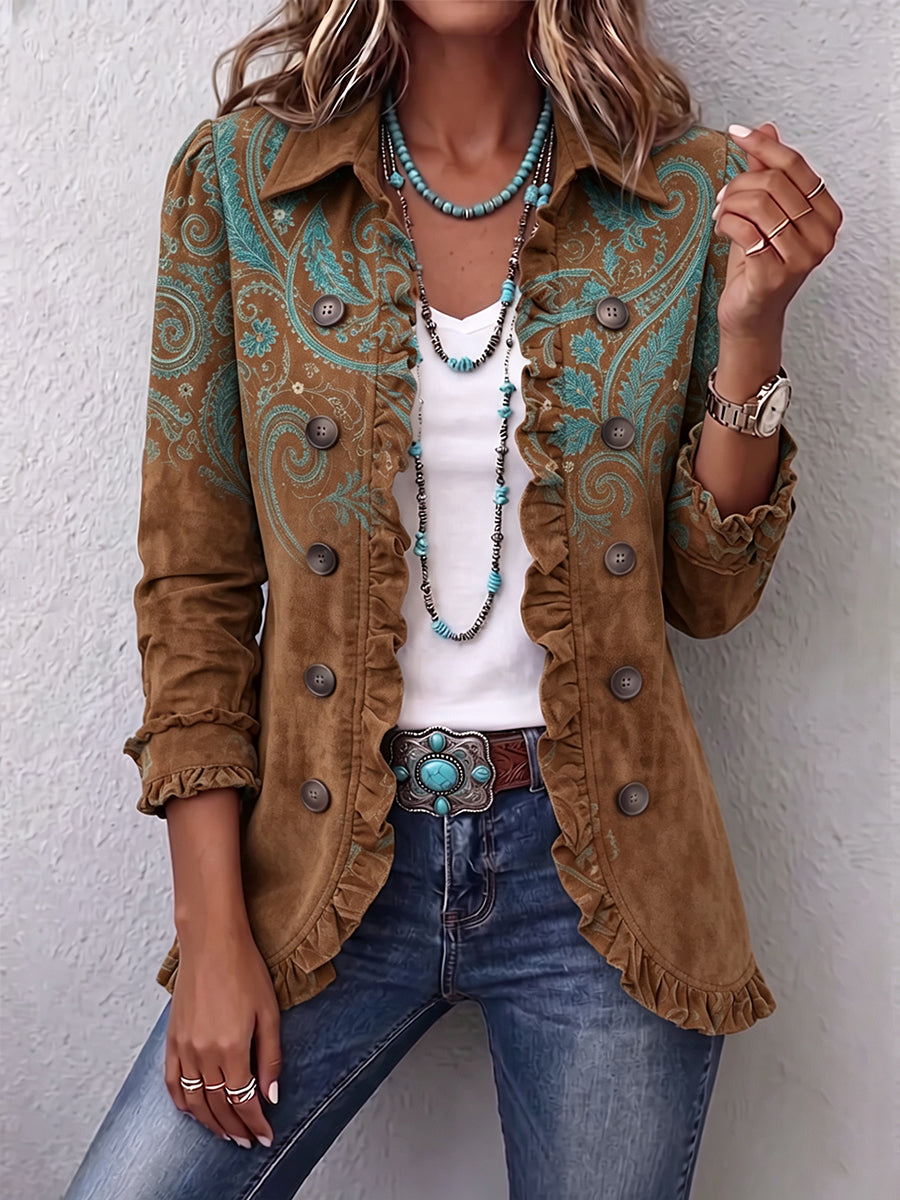 Veste à volants Paisley Goldenridge™