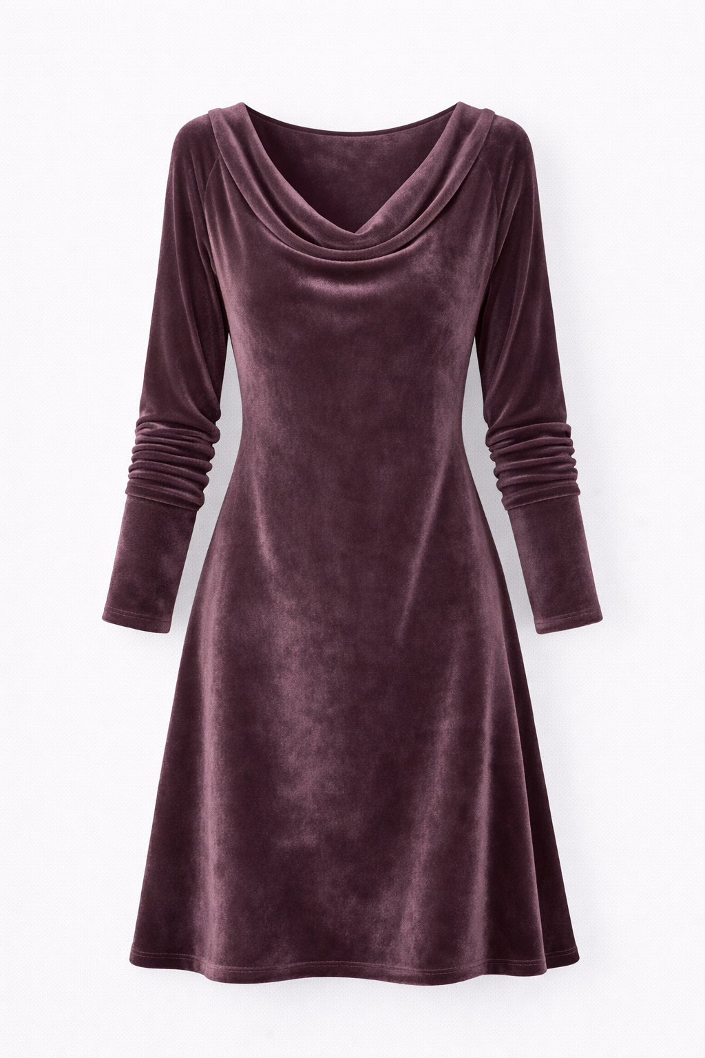Isabella | Robe drapée en velours