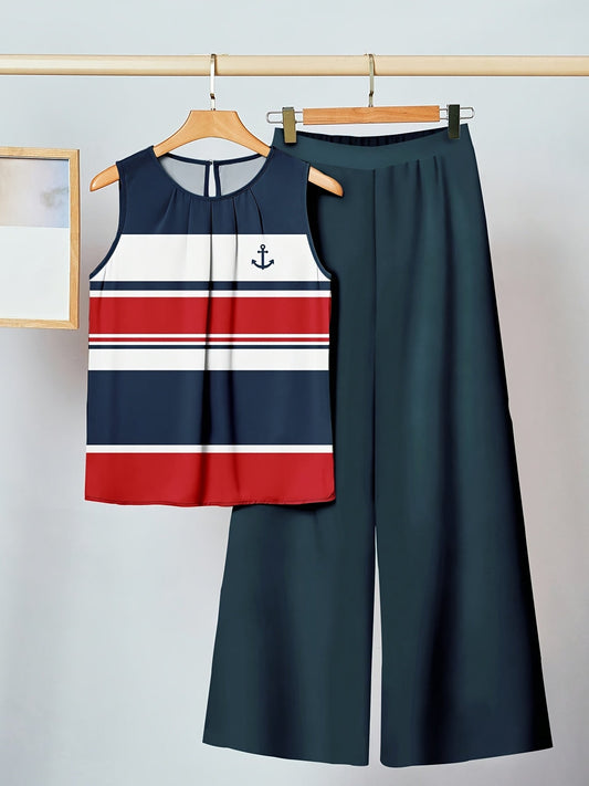 Sierra | Ensemble rayé style « vieille fortune »