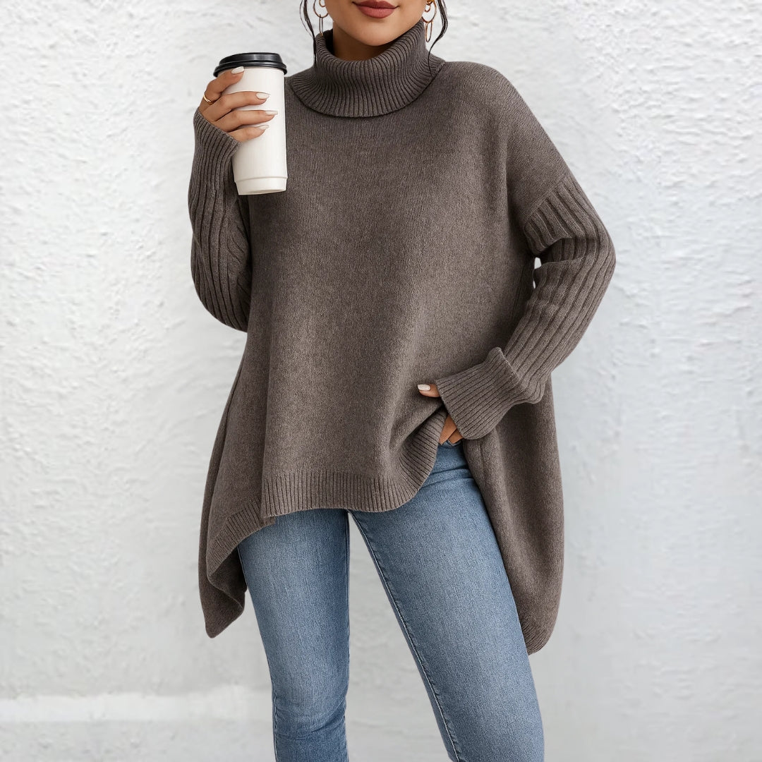 Women’s Casual Relaxed Fit Turtleneck Sweater
