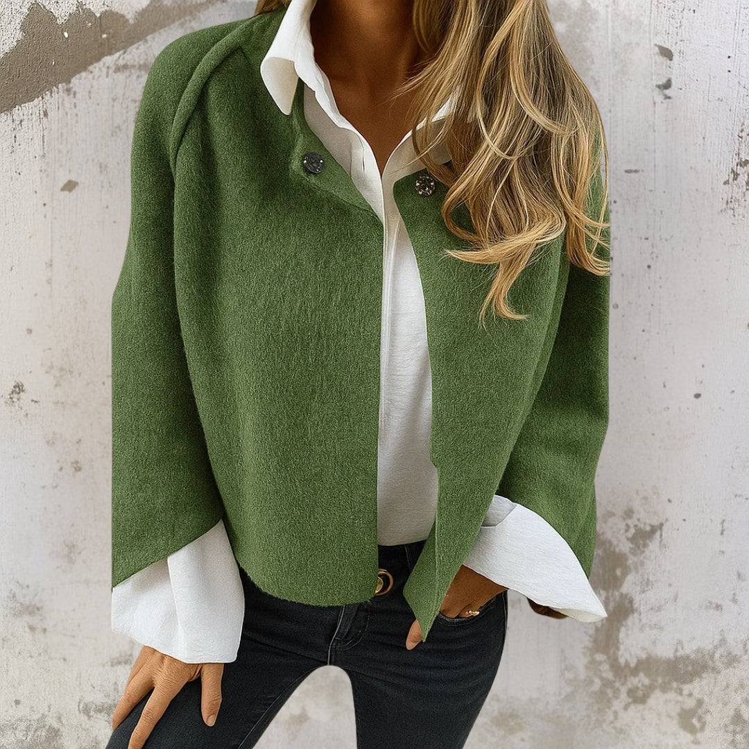 Veste courte élégante et chaude pour femme