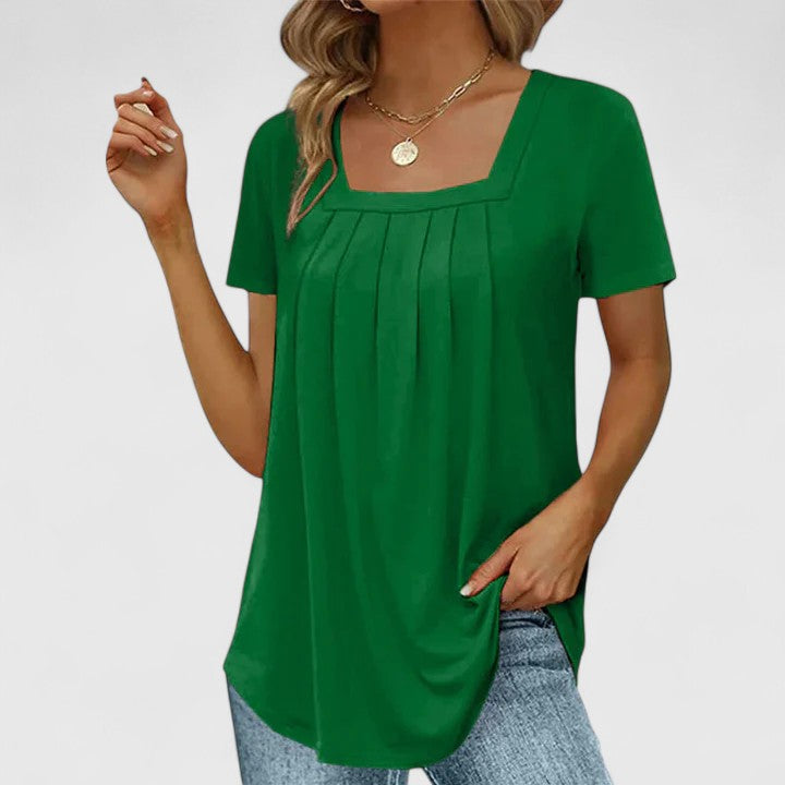 Evelyne | Blouse d'été sophistiquée