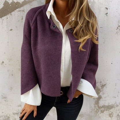 Veste courte élégante et chaude pour femme