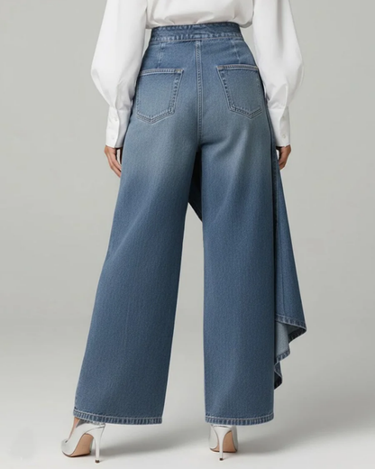 AudreyMC | Pantalon en jean à nouer