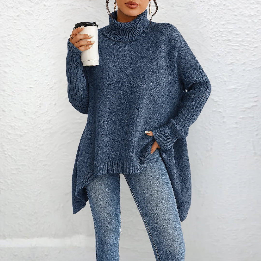 Women’s Casual Relaxed Fit Turtleneck Sweater