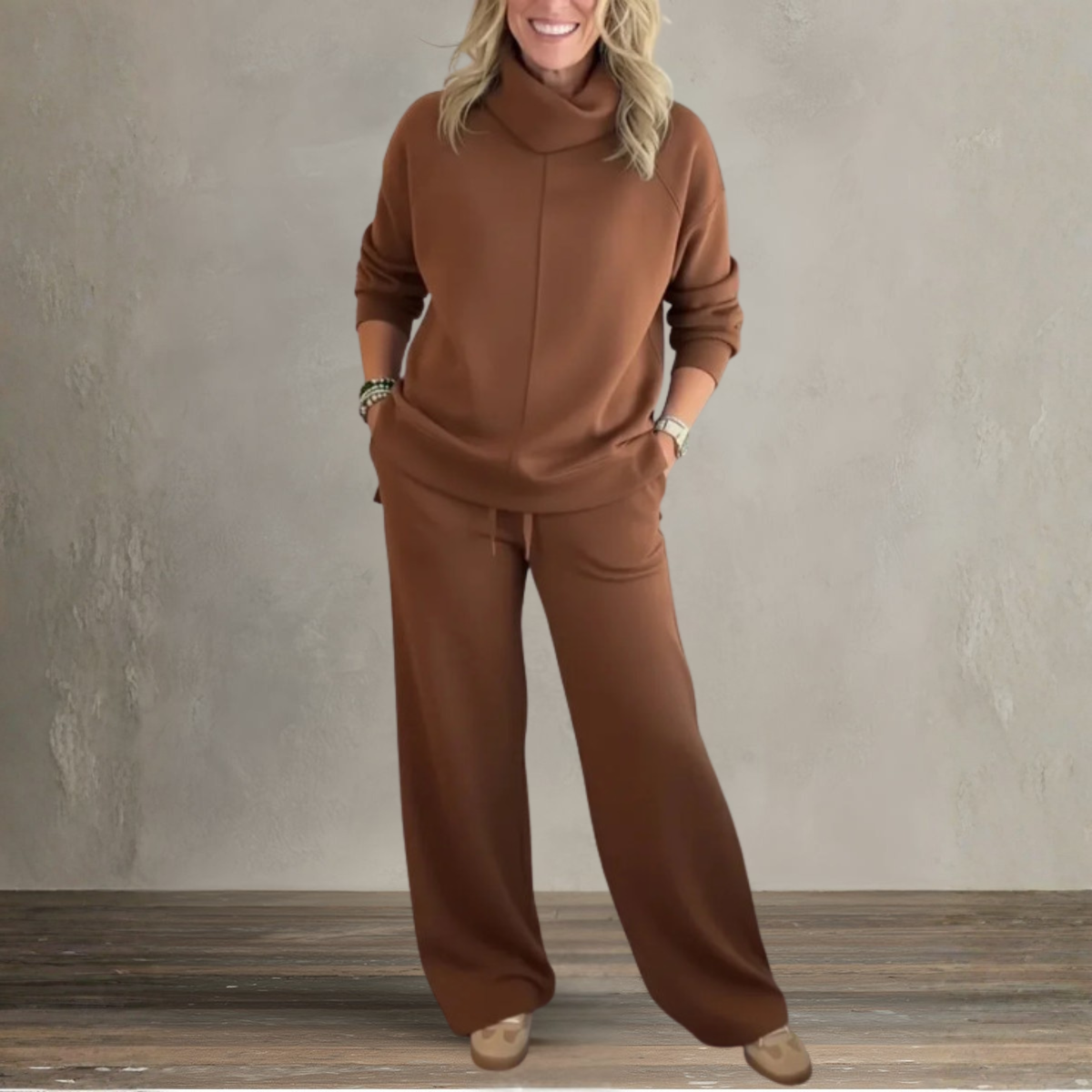 Ensemble deux pièces assorti pour femme