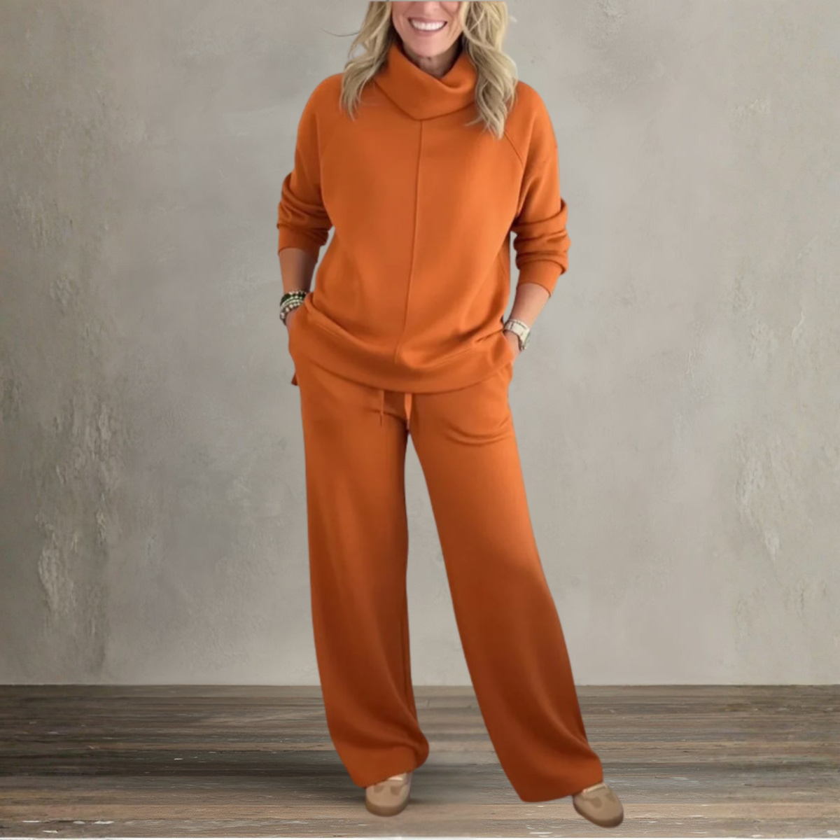 Ensemble deux pièces assorti pour femme
