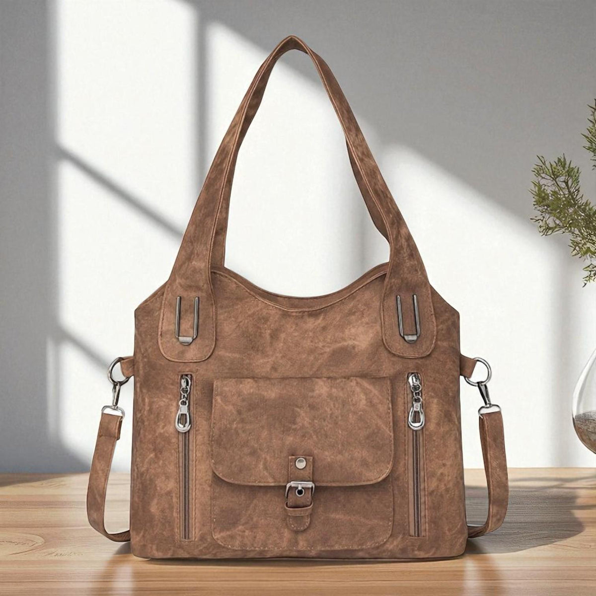 Sac bandoulière convertible pour femme à bandoulière amovible