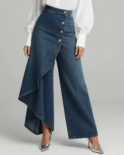 AudreyMC | Pantalon en jean à nouer