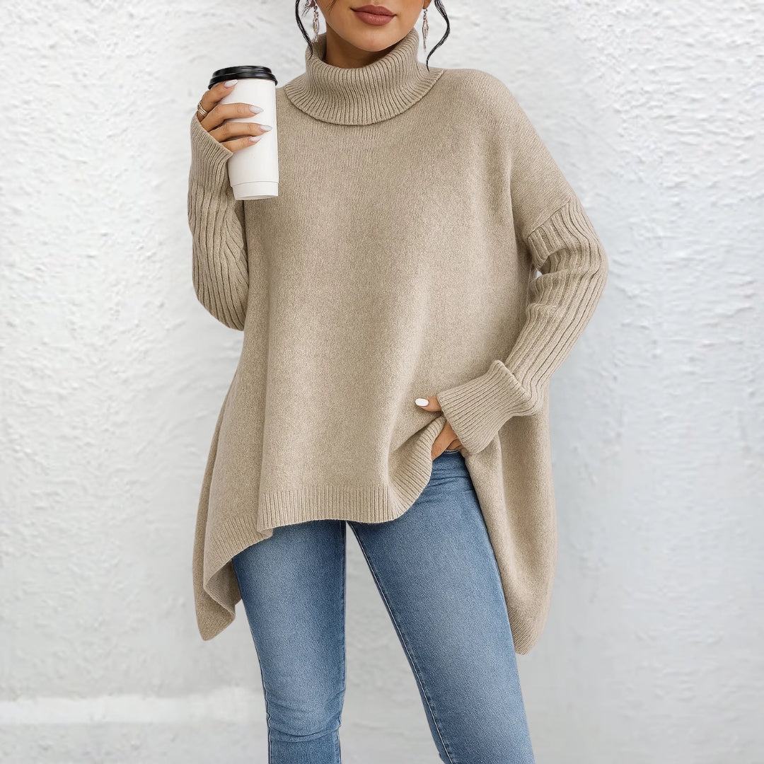 Women’s Casual Relaxed Fit Turtleneck Sweater
