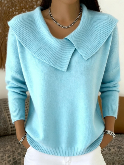 Pull chaud en tricot pour femme
