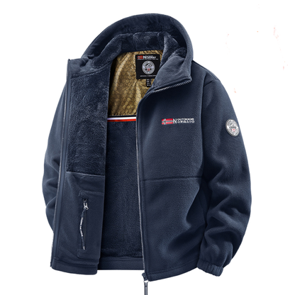 Veste d’hiver doublée thermique pour homme