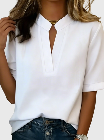 Loise | Blouse élégante à col raffiné