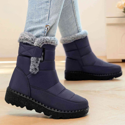 Bottes de neige isolées antidérapantes pour femmes