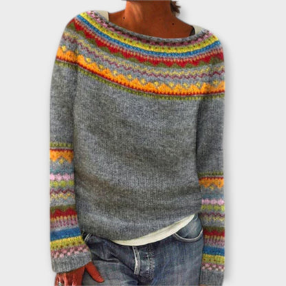 Pull à manches longues douillet pour femme