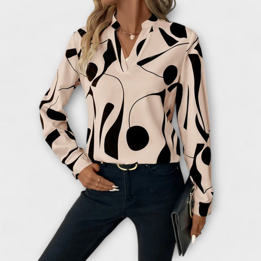 Irene | Blouse élégante avec motif