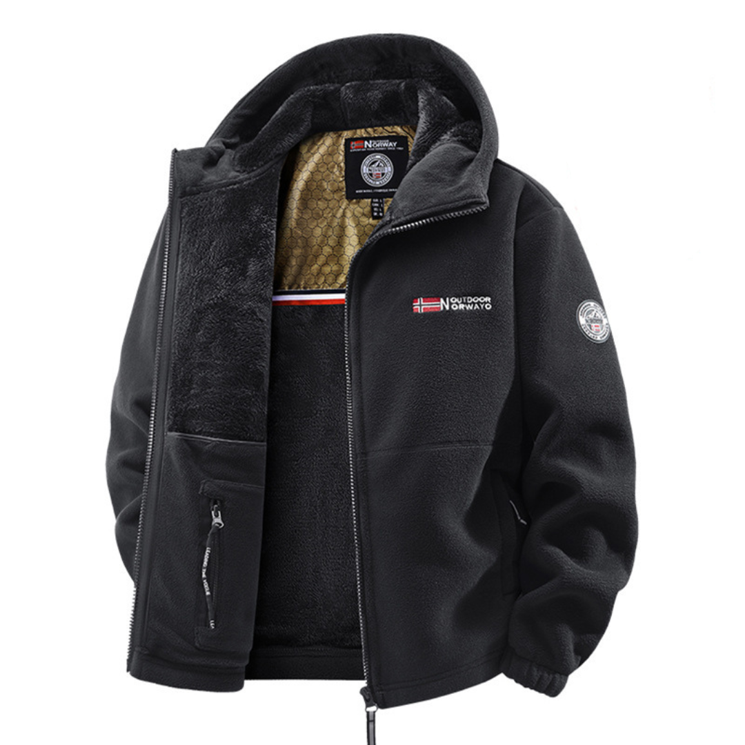 Veste d’hiver doublée thermique pour homme