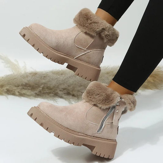 Bottes de neige chaudes, confortables et antidérapantes pour femmes