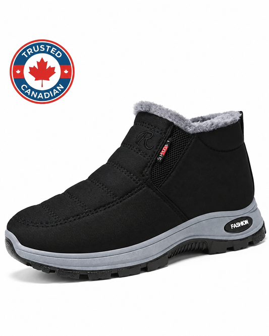 Sianna™ | Bottines à enfiler matelassées et imperméables noires