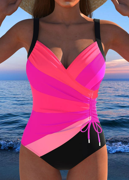 Maillot de bain portefeuille à imprimé élégant