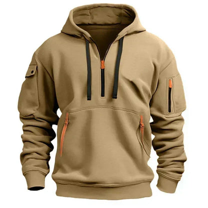 Sweat à capuche oversize gris ardoise pour homme