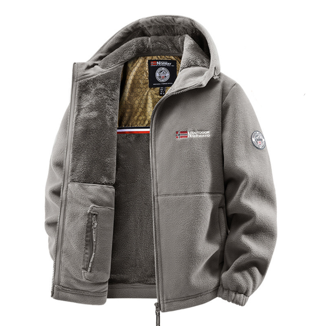 Veste d’hiver doublée thermique pour homme