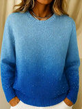 Women’s Soft Ombre Knit Pullover Sweater