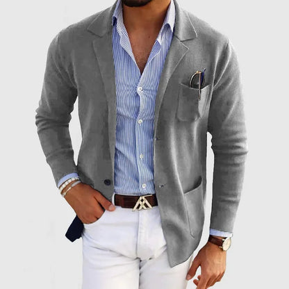 Blazer stretch coupe décontractée pour homme