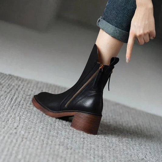 Bottines Chelsea classiques à enfiler pour femme