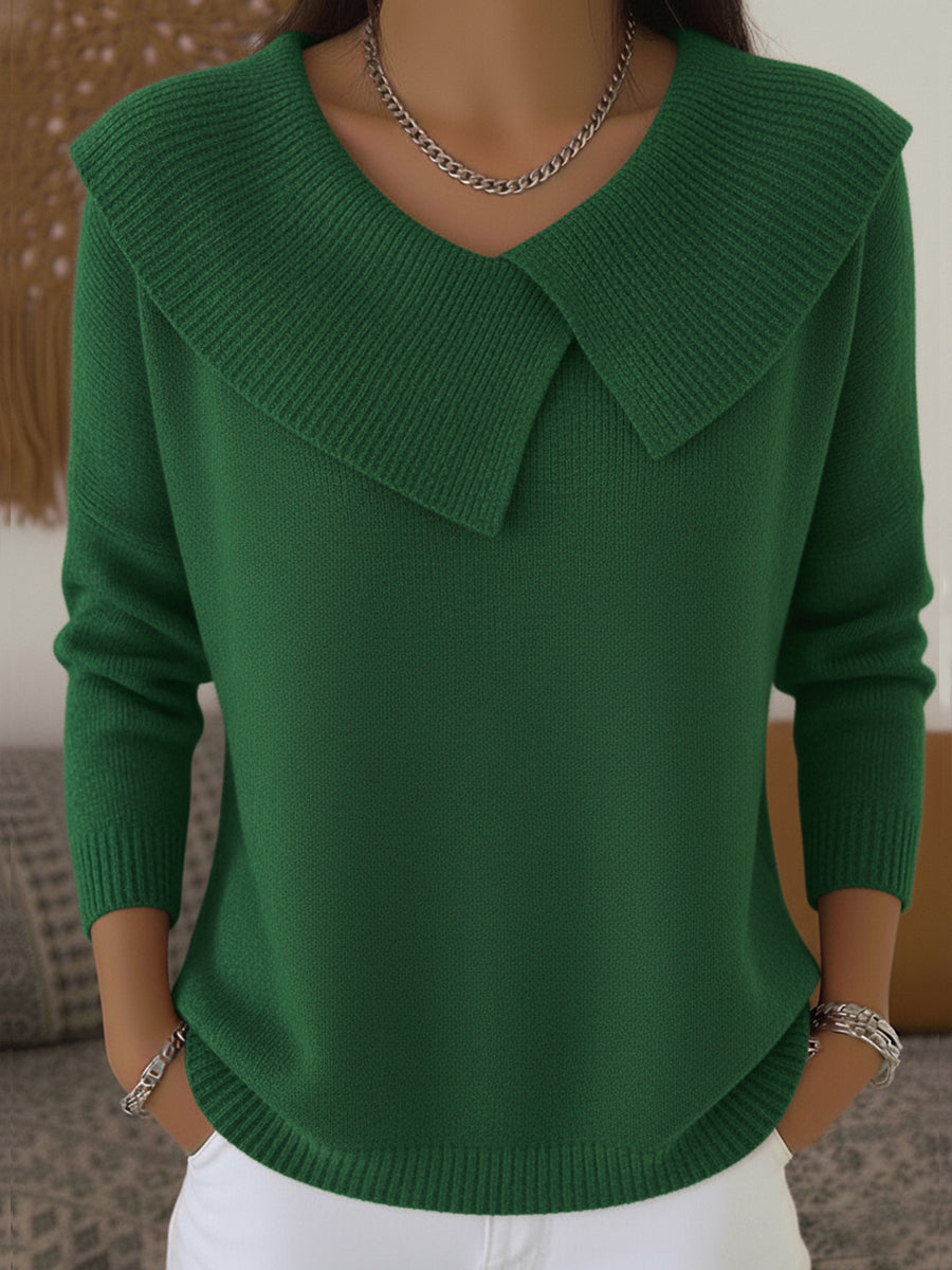Pull chaud en tricot pour femme