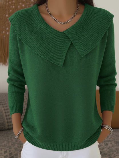 Pull chaud en tricot pour femme