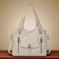 Women’s Beige Detachable Strap Shoulder Bag
