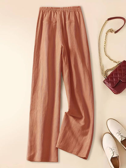 Tina - Pantalon décontracté en lin